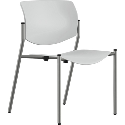 9to5 Seating Stack Chair,Armless,22"x25"x33",WE Plastic/SR Frame