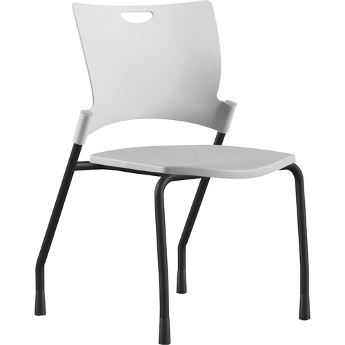 9to5 Seating Stack Chair,Armless,21"x26"x33",WE Plastic/BK Frame
