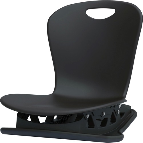 Virco Floor Chair, Student, Rocker, 18-1/2"x22-1/2"x19-1/2", BK