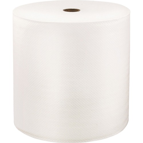Solaris Paper, Inc. Roll Towel, Hardwound, 1-Ply, 7"Wx1000'L, 6/CT, Bright White