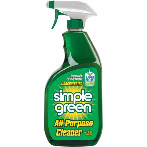 Simple Green Cleaner, All-Purpose, Concentrated, 32 oz, Green