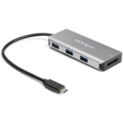 StarTech.com 4 Port USB 3.0 Hub SuperSpeed 5Gbps with Fast Charge Portable  USB 3.1/USB 3.2 Gen 1 Type-A Laptop/Desktop Hub, USB Bus Power or Self  Powered for High Performance, Mini/Compact