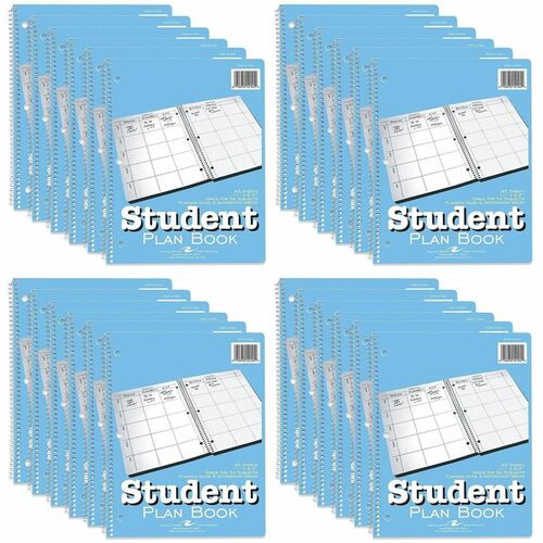 Roaring Spring Paper Products Student Planner,Wkly,Undated,45 Sht,8-1/2"x11",24/CT,GY
