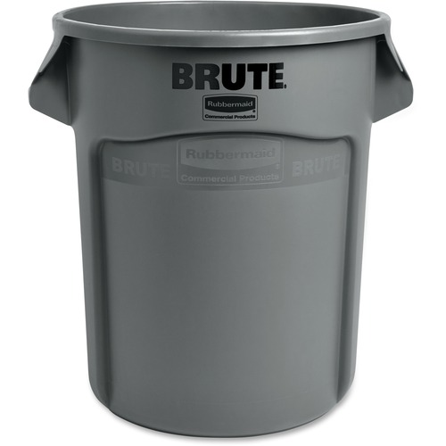 Rubbermaid Commercial Products Brute Container, 20 Gal, 22-1/2"x19-3/8"x35-7/8", 6/CT, GY