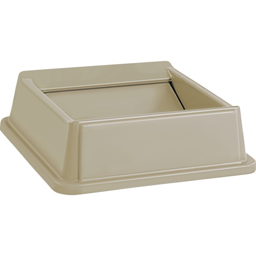 Rubbermaid Commercial Products Untouchable Swing Top Lid, f/3958/3959, 20.1"x6.2", 4/CT, BE