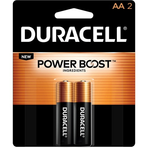 Duracell U.S.A. Coppertop Alkaline Batteries,AA,2/PK,14PK/BX,4BX/CT,BK/GD