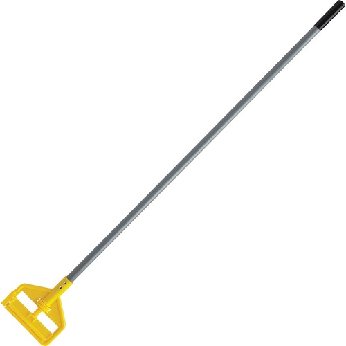 Rubbermaid Commercial Products Handle, Side-Gate, Fiberglass, f/Wet Mops, 54", 12/CT,YW/GY