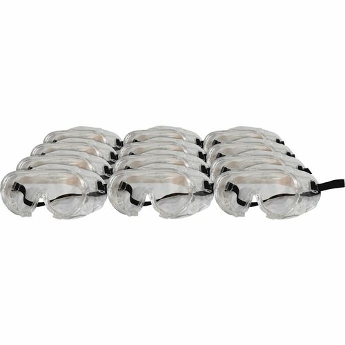 ProGuard Safety Goggles,w/Vent Caps,UV Protection,12/BX,5/CT, CL