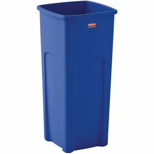 Rubbermaid Commercial Products Container,Square,23 Gal,15-1/2"x16-1/2"x32.9",4/CT,BE