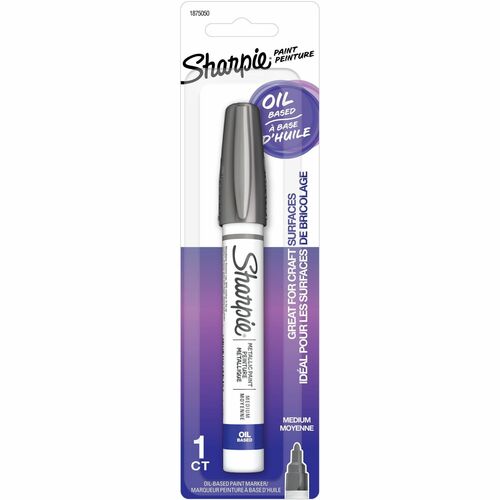 Newell Brands Sharpie Paint Marker, Oil-Based, Medium Point, Silver