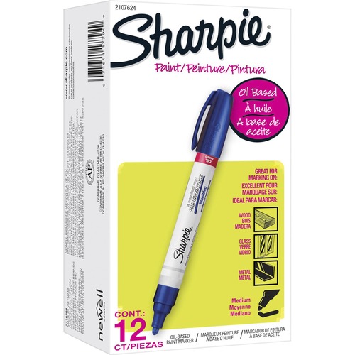 Sharpie Oil-Based Paint Markers, Fine Point, 5-Pack, Assorted Colors (37371PP)