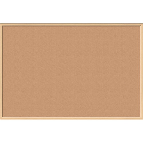 U Brands Corkboard,Self-Healing,Birch Frame,72"x48",Tan