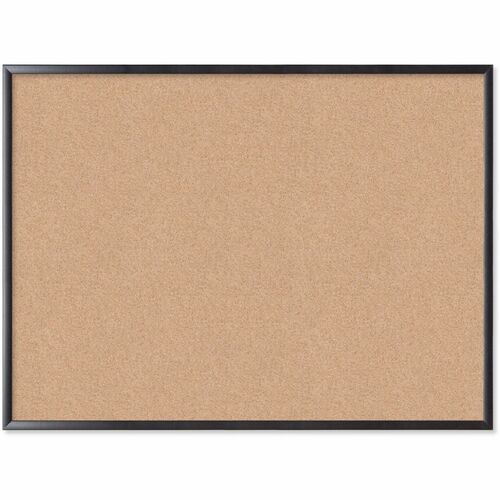 U Brands Corkboard,Self-Healing,Wood Frame,48"x36",NL/BK