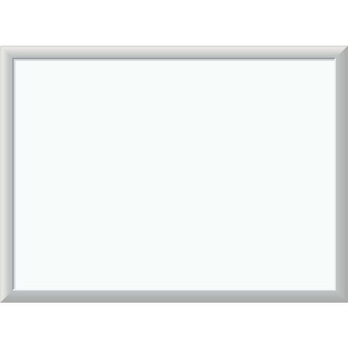 U Brands Board,Dry-Erase,Melamine,Aluminum Frame,24"x18",SR Frame/WE