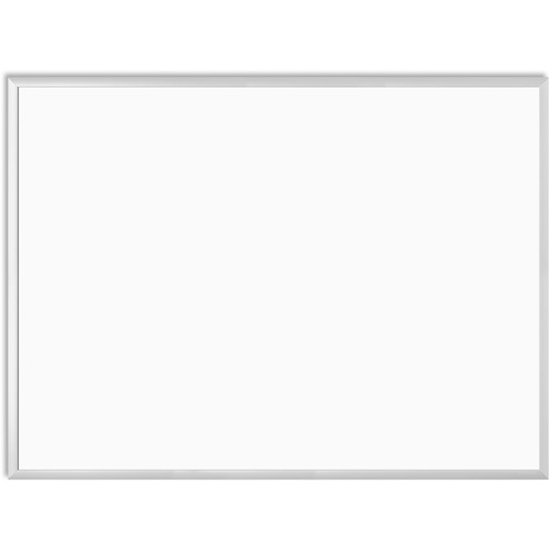 U Brands Board,Dry-Erase,Melamine,Aluminum Frame,48"x36",SR Frame/WE