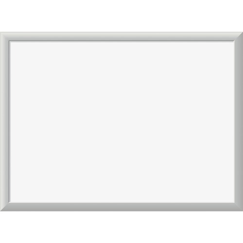 U Brands Whiteboard,Magnetic,Painted Steel,Aluminum Frame,24"x18",WE