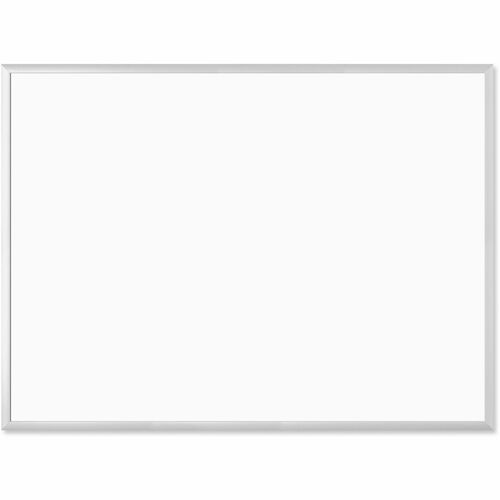 U Brands Whiteboard,Magnetic,Painted Steel,Aluminum Frame,48"x36",WE