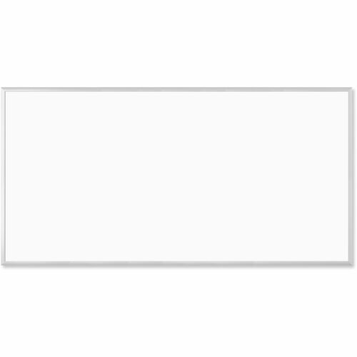 U Brands Whiteboard,Magnetic,Painted Steel,Aluminum Frame,96"x48",WE