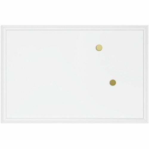 U Brands Whiteboard,Magnetic,Painted Steel,Wood Frame,30"x20",WE
