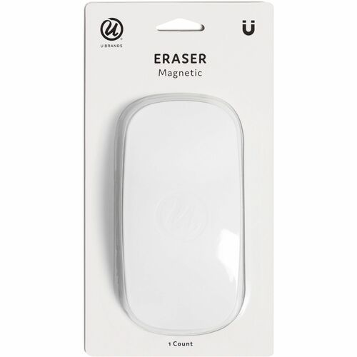 U Brands Eraser,f/Dry-Erase Boards,Magnetic,Felt Bottom,WE