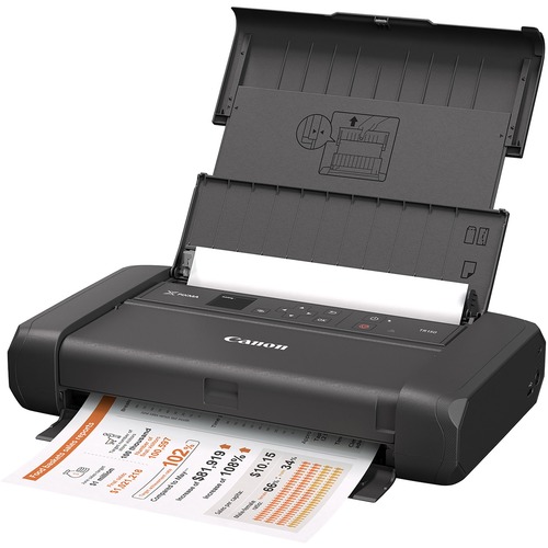 Canon Printer, Portable, Wireless, 7-3/10"x12-7/10"x2-3/5", Black