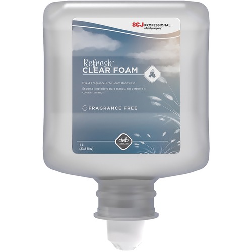 S.C. JOHNSON & SON, INC Hand Soap, Foam, Refresh, 1 Liter, 6/CT, Clear