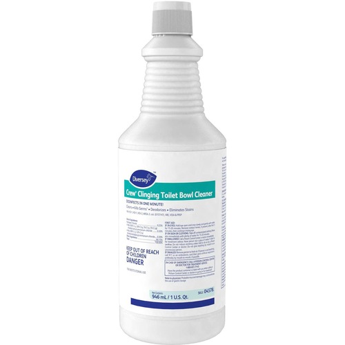 Diversey Care Toilet Bowl Cleaner, Clinging, 32 oz, 12/CT, Green
