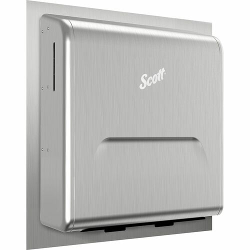 Kimberly-Clark Professional Housing, w/Trim Panel,f/Hard Roll Towel Dispenser, STST, SR