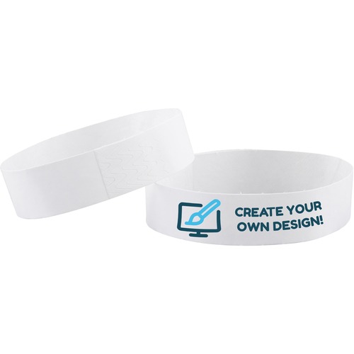Advantus Corp. Wristbands, Inkjet Printable, 3/4"x10", 500/PK, WE