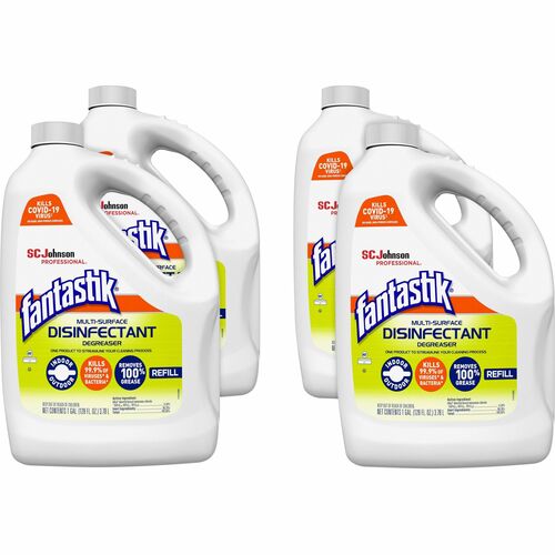 S.C. JOHNSON & SON, INC Cleaner, Multi-Surface, Fantastik, 128 oz/1 Gallon, 4/CT, GN