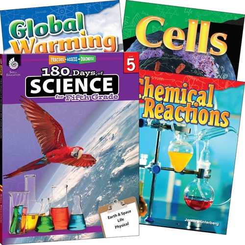 Shell Education Teacher Created Materials Learn At Home Books, Science Bundle, Grade 5, 4/ST