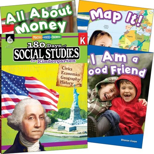 Shell Education Teacher Created Materials Learn At Home Books, Social Studies, Grade K, 4/ST