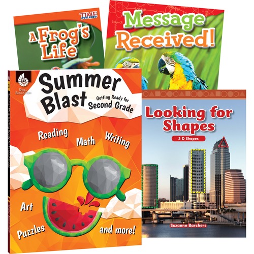 Shell Education Teacher Created Materials Book Set, Summer, Stem, GR 2, 9"x2/5"x12", 4/ST, Multi
