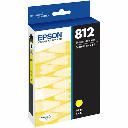 Epson Ink Cartridge,T812,Standard Capacity,300 Page Yield,Yellow