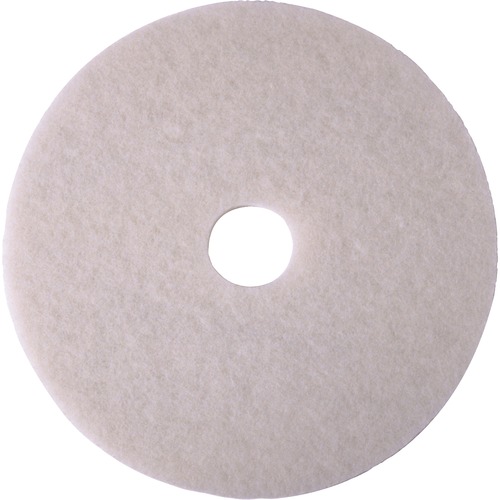 3M Floor Polishing Pads, 14", 5/CT White