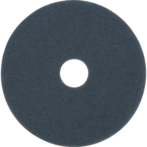 3M Floor Cleaning Pads, 14", 5/CT, Blue