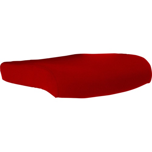 Lorell Seat Cover, Polyester Mesh, 19"x19", Red