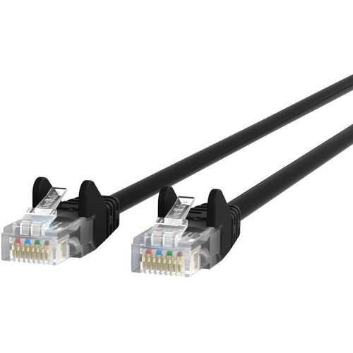Belkin Cable, Cat 6, UTP, RJ45M/M, 14'L, Black