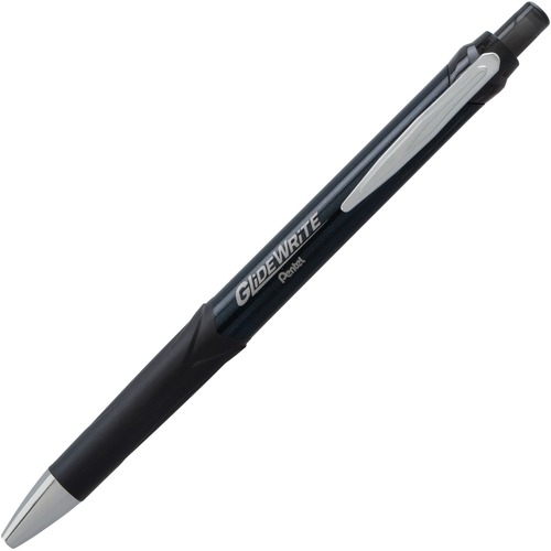 Pentel Pen, Ballpoint, 1.0mm Tip, 1/2"Wx3/5"Lx5-9/10"H, 1 DZ, BK