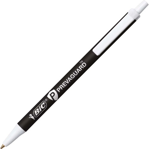 Bic Pen, Retractable, Antimicrobial, Medium, Black