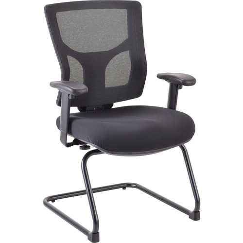 Lorell Guest Chair,Adj Arms/Back,24-3/8"-25-1/2"x26-3/8"x36-1/4",BK