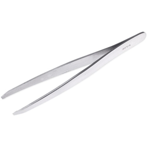 Medline Tweezers, Nonsterile, 4"L, 12/CT, Stainless Steel