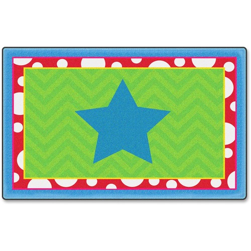 Flagship Carpets, Inc. Coordinating Silly Mat, 3'x2', Multi