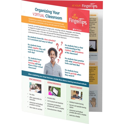 Shell Education Teacher Created Materials Guidebook,Organizing Your Virtual Classroom,K-12,4-Pg,MI