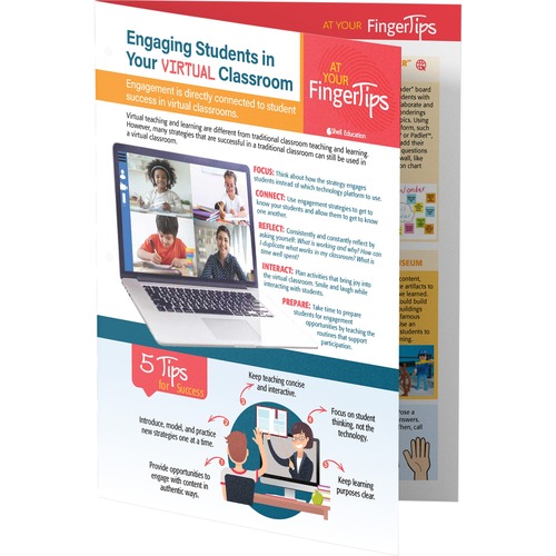 Shell Education Teacher Created Materials Guidebook, Virtual Classroom Engagement, K-12, 4-Page, MI