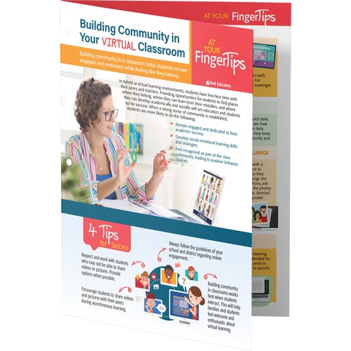 Shell Education Teacher Created Materials Guidebook, Virtual Classroom Community, K-12, 4-Page, MI