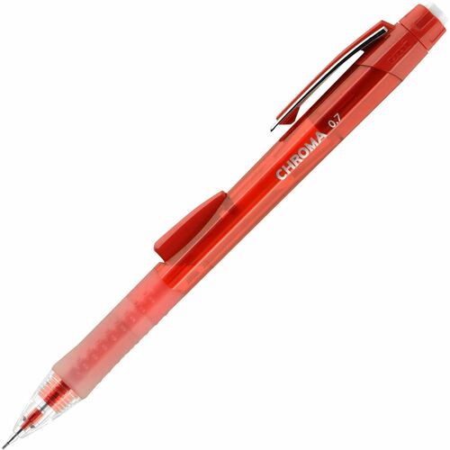 uni-ball Corporation Pencils, Mechanical, Chroma, 0.7mm, Red Barrel