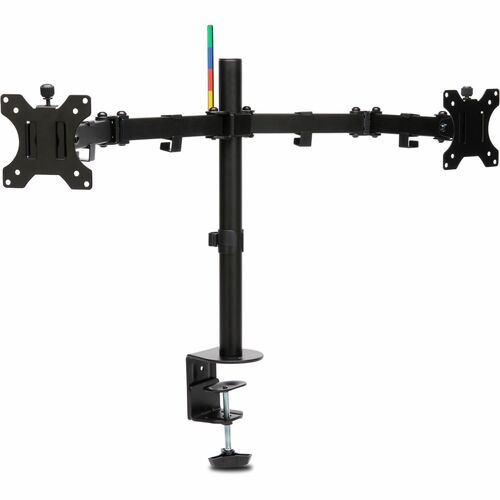 Kensington Monitor Arm,Dual,SmartFit,C-Clamp,15-7/10"H,GY