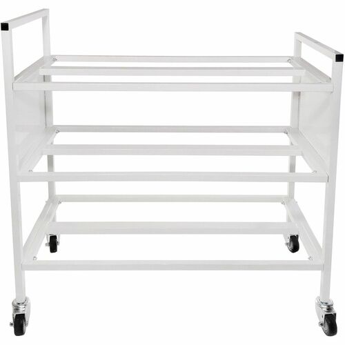 Champion Sports Ball Cart, Mobile, Steel, 24-Ball Cap, 20"x42"x44", BK