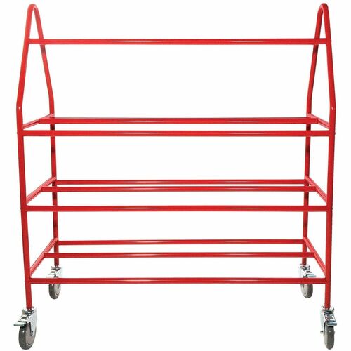 Champion Sports Ball Cart,Mobile,35-ball Cap,4-Tier,Steel,18-1/2"x51"x54",RD